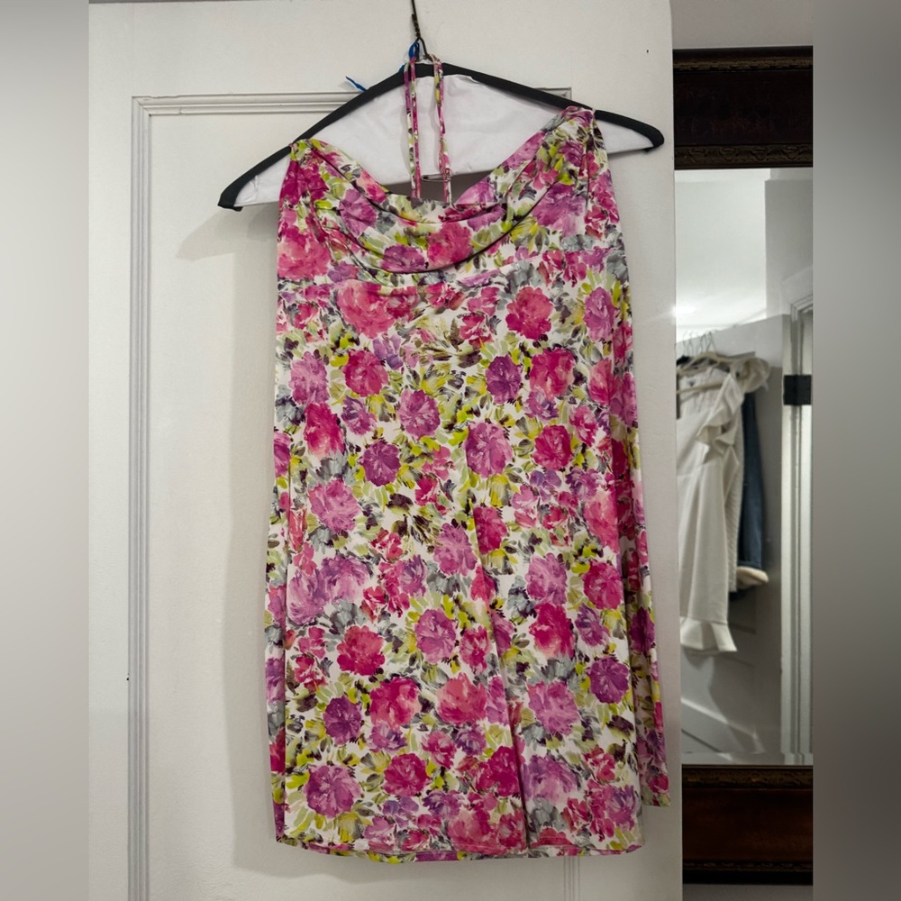 For Love & Lemons Paulina Floral Mini Dress